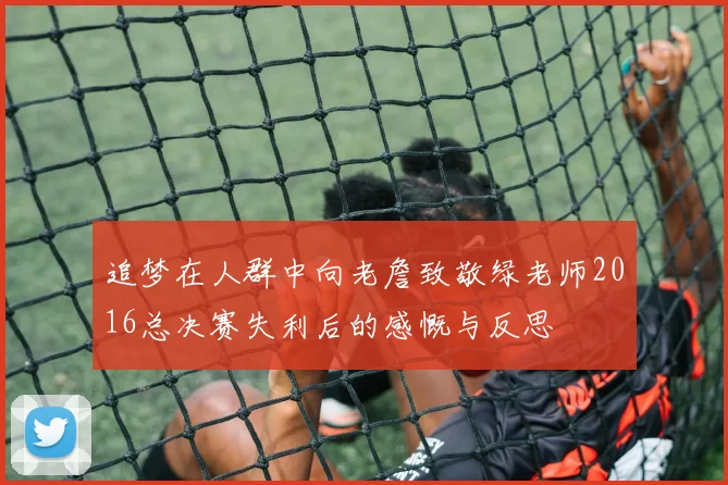 追梦在人群中向老詹致敬绿老师2016总决赛失利后的感慨与反思